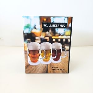 Double wall skull mug